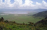12 Days Masai Mara, Lake Nakuru, Amboseli, Lake Manyara, Serengeti and Ngorongoro Safari - Kenya and Tanzania Combined Safaris - The Ngorongoro crater in Tanzania