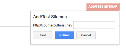 Войдите в панель управления консоли поиска Google и просмотрите файлы Sitemap