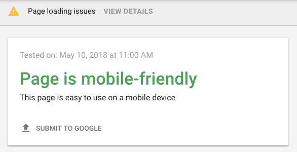 Открой его   Тест Google на мобильность   и введите URL сайта