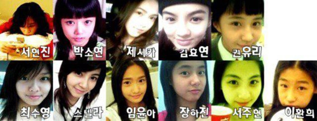 Слева направо I: Со Хён Джин, Пак Со Йон, Джессика Юнг, Ким Хе Йон, Квон Юрий