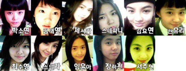 Слева направо: Парк Со-Ен, Ким Тэ Ен, Джессика Юнг, Стефани Хванг, Ким Хе Йон, Квон Юрий