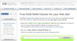 Чтобы узнать текущий PageRank веб-сайта, инструмент предлагает   PR-контролер   подходящее решение